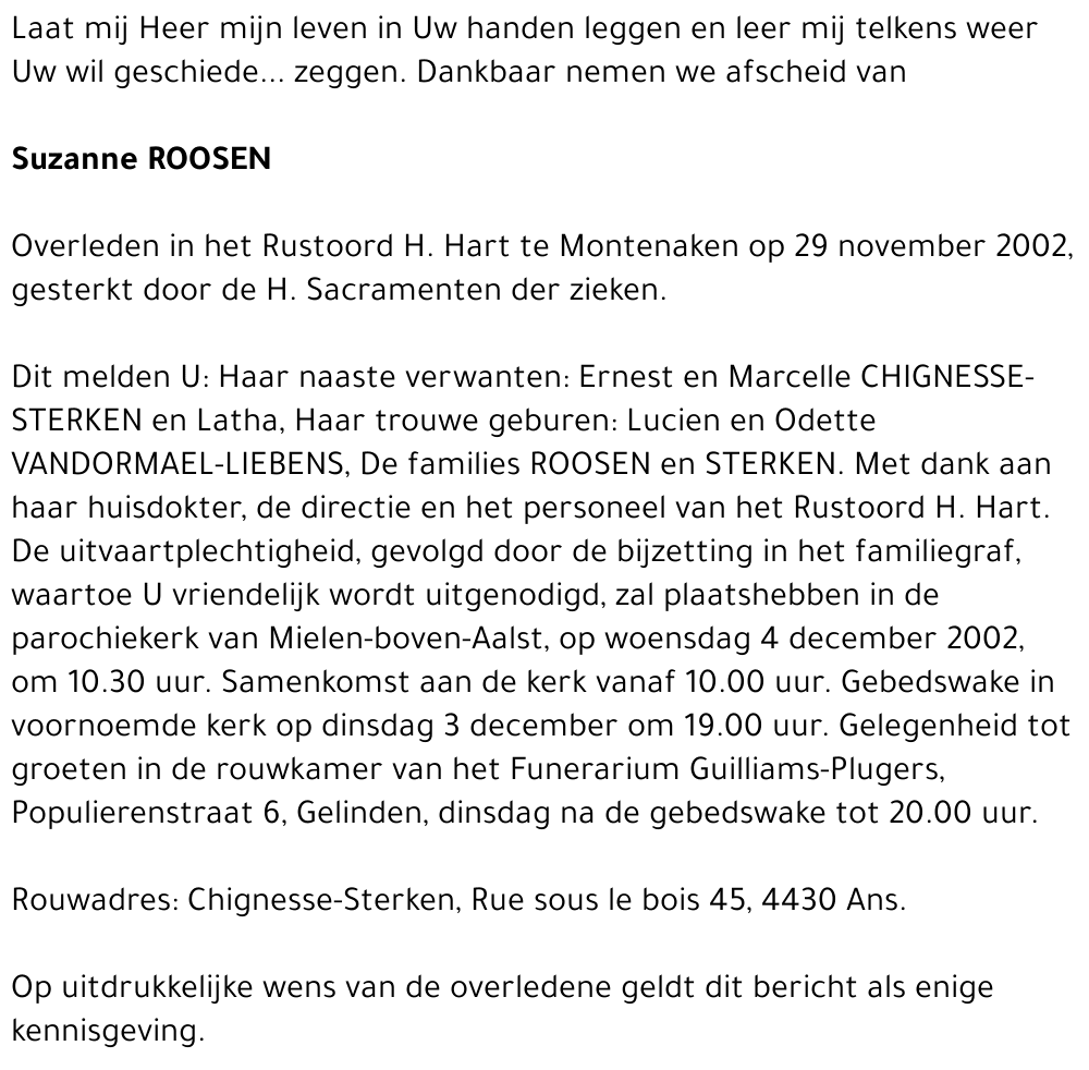 Suzanne Roosen