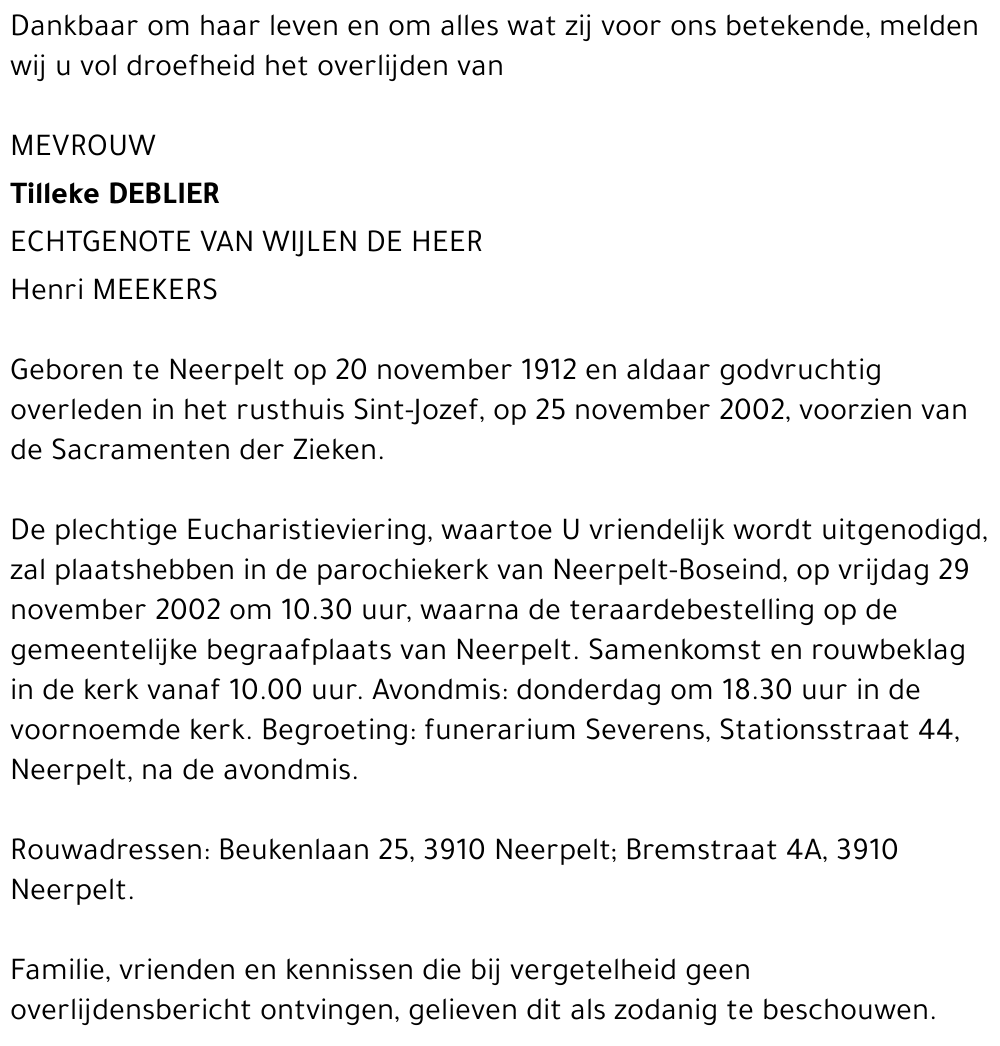 Tilleke Deblier