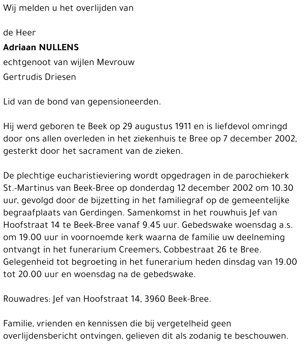 Adriaan Nullens