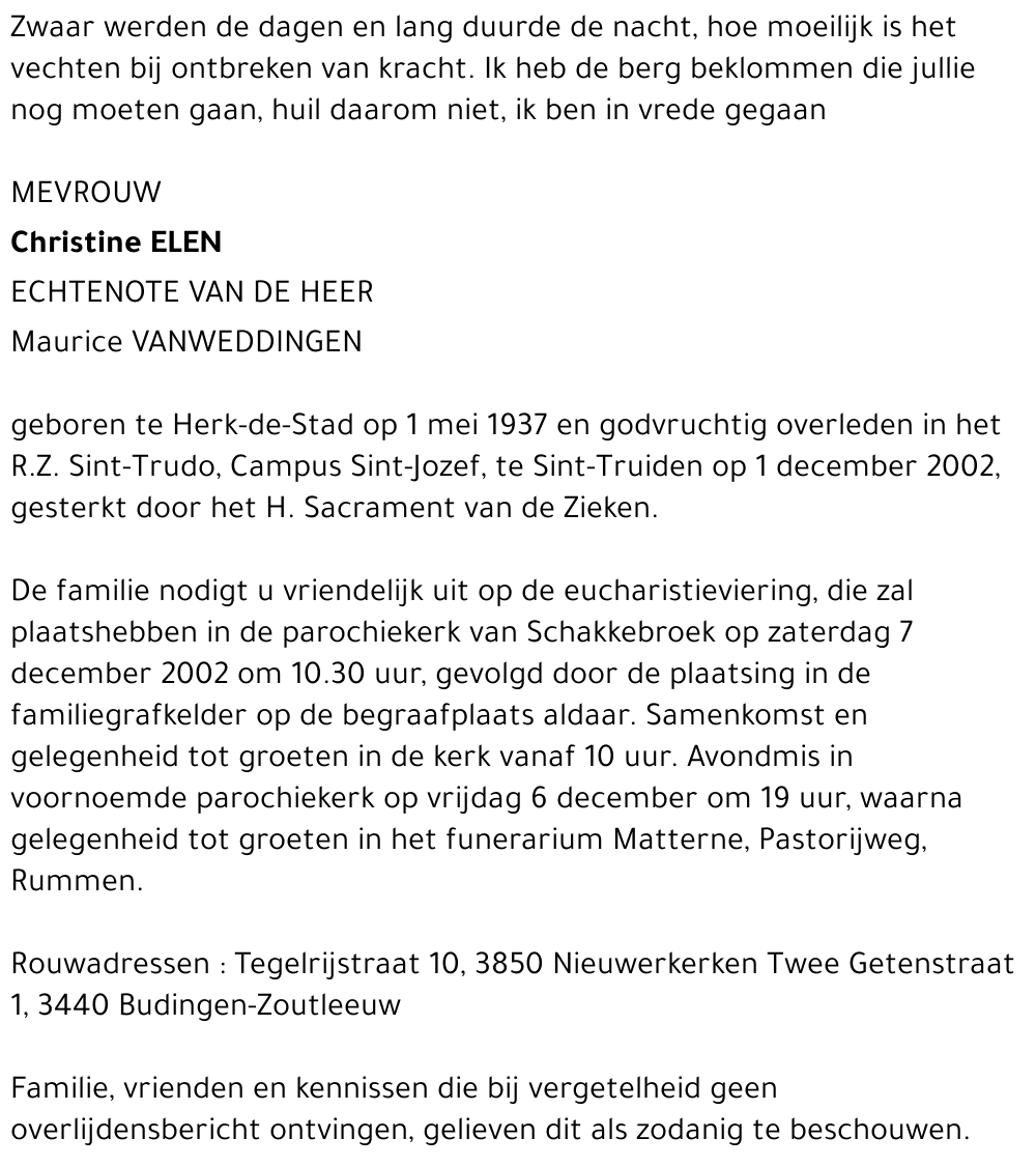 Christine Elen