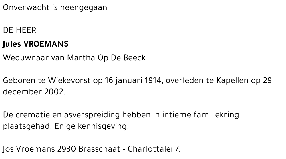 Jules Vroemans