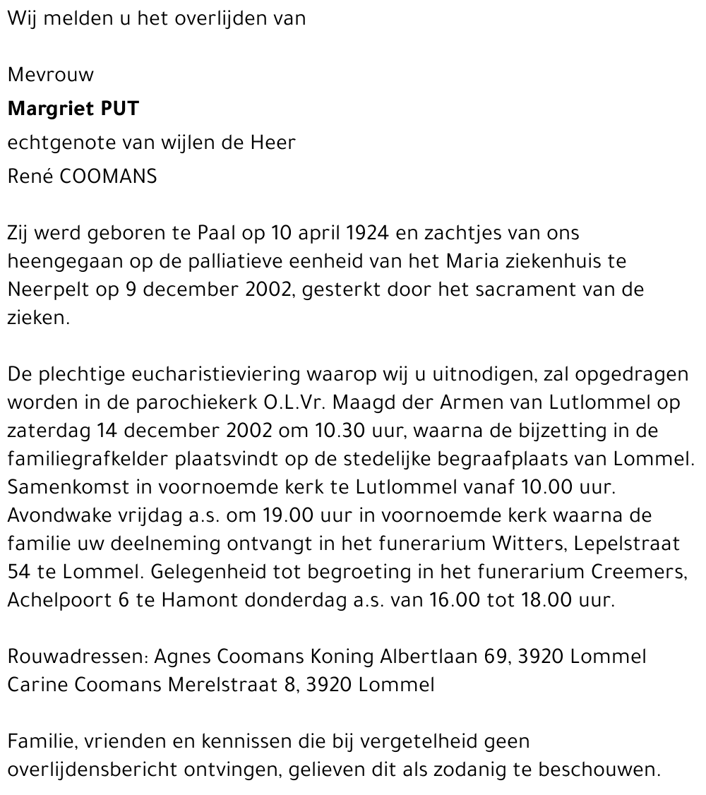 Margriet Put