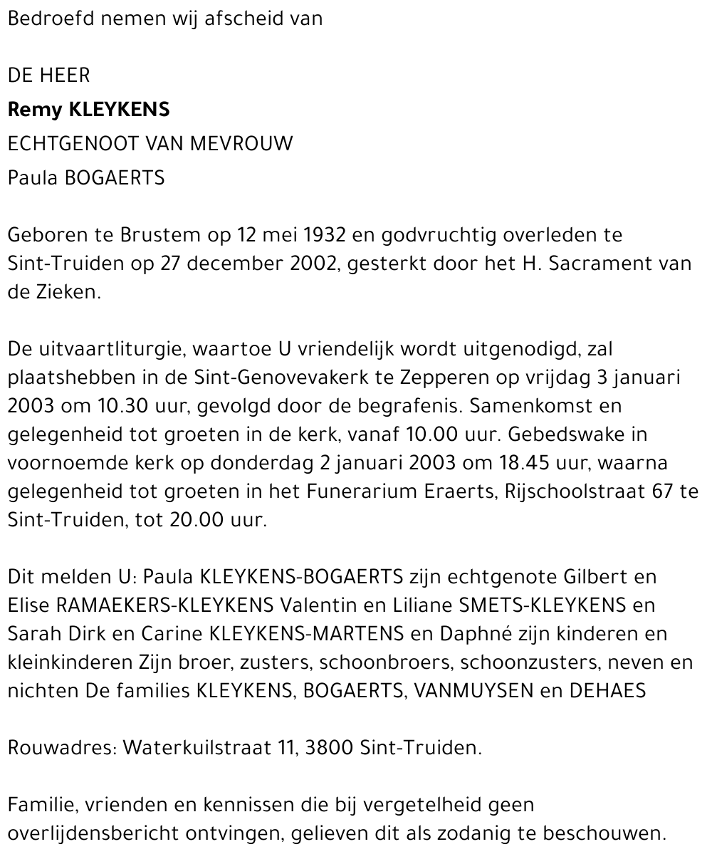Remy Kleykens