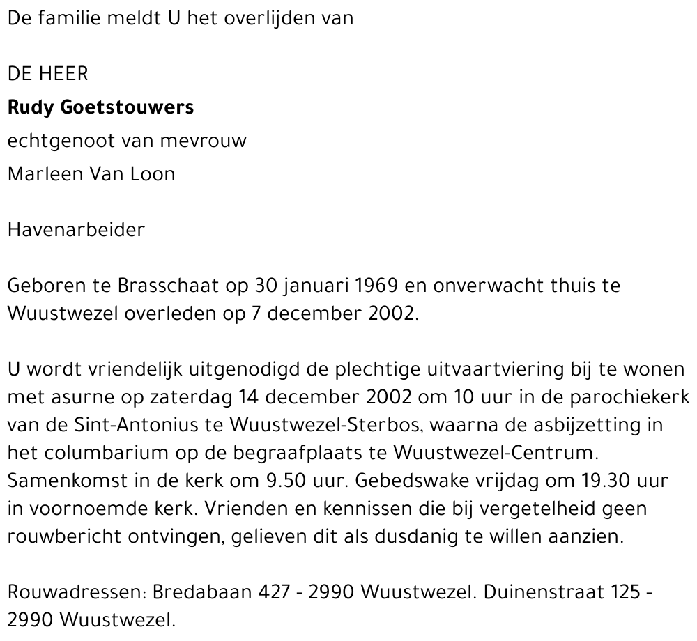 Rudy Goetstouwers