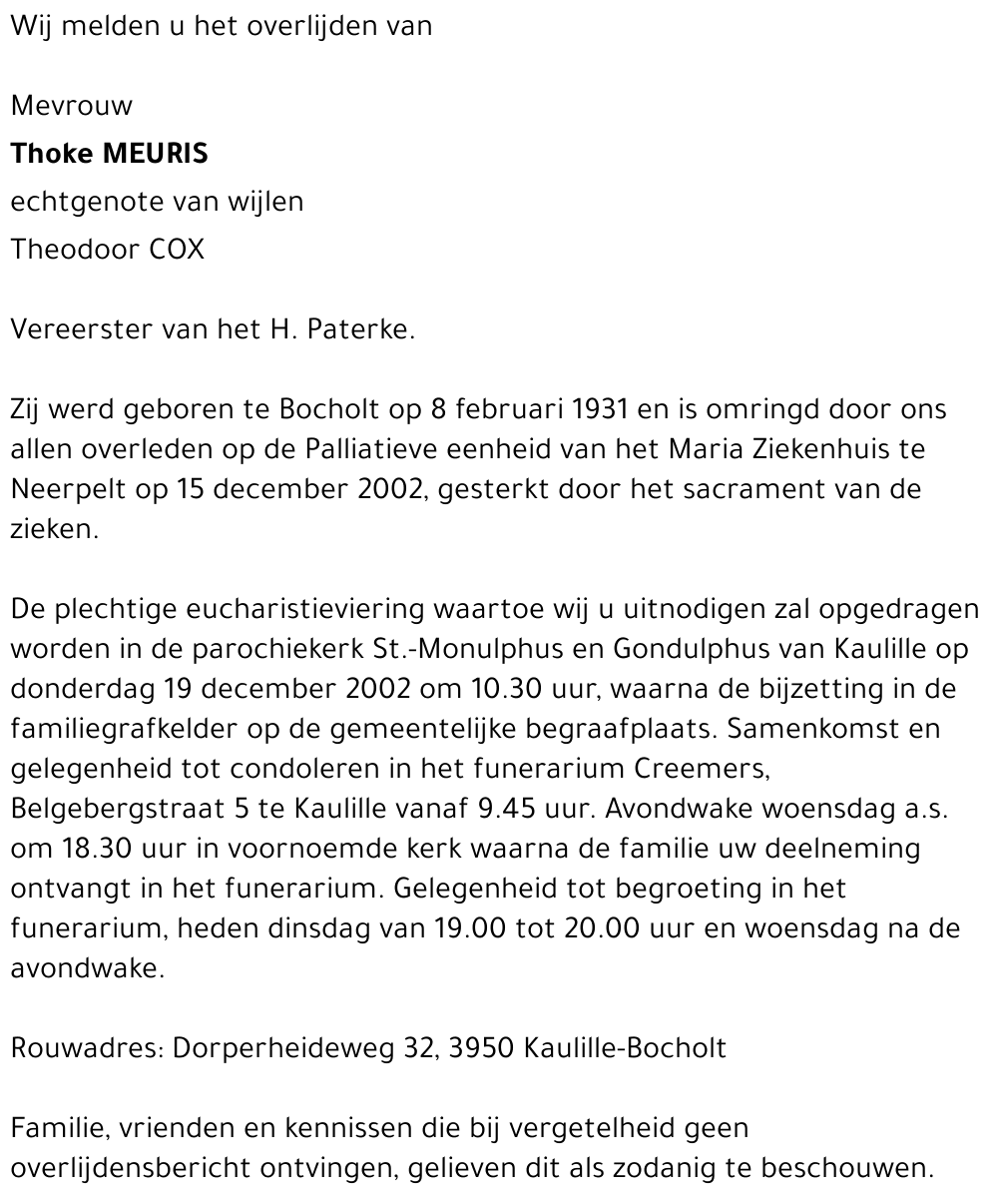 Thoke Meuris