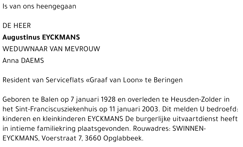 Augustinus Eyckmans