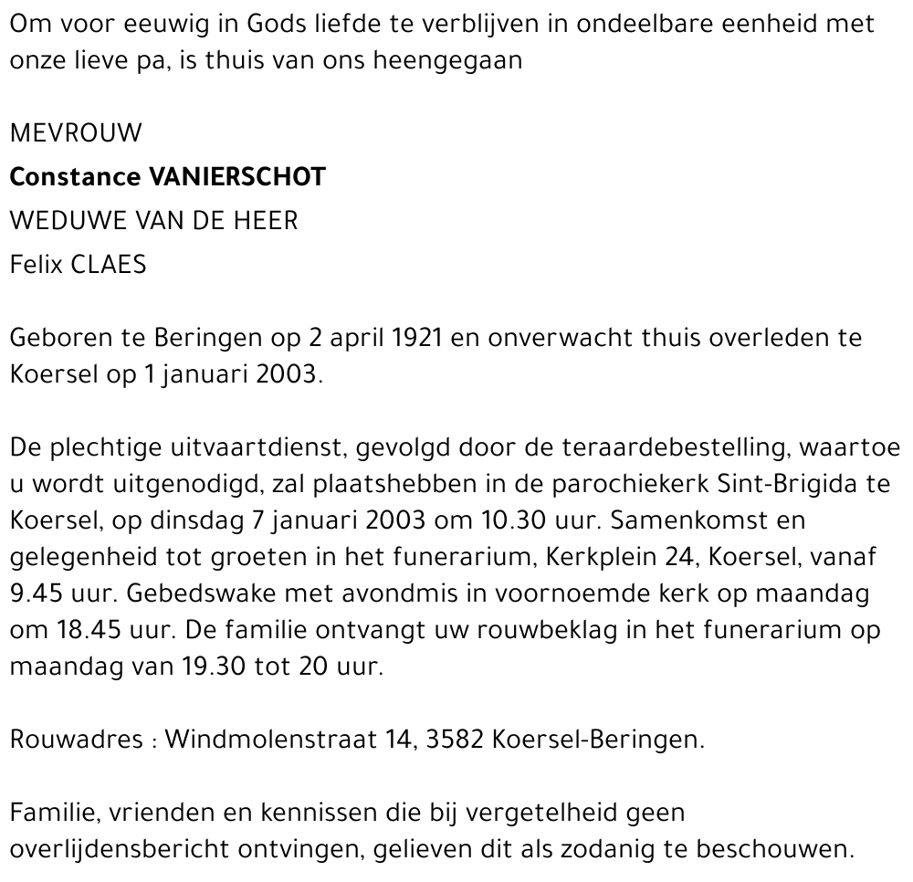 Constance Vanierschot