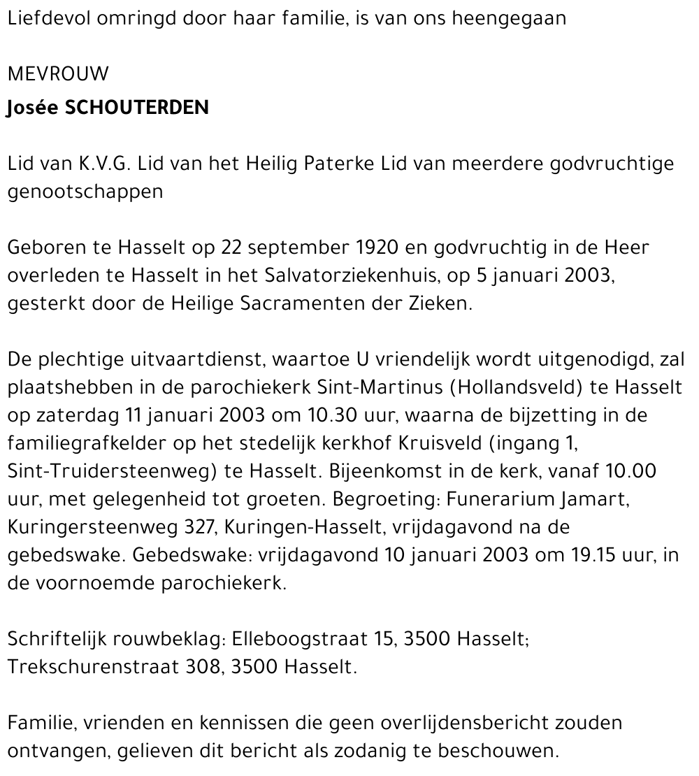 Josée Schouterden