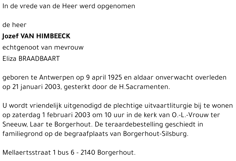 Jozef Van Himbeeck