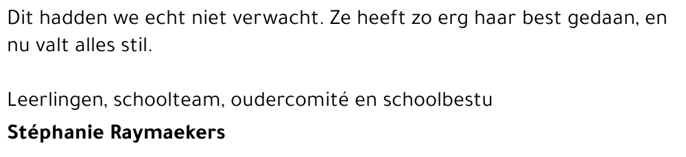 Stéphanie Raymaekers