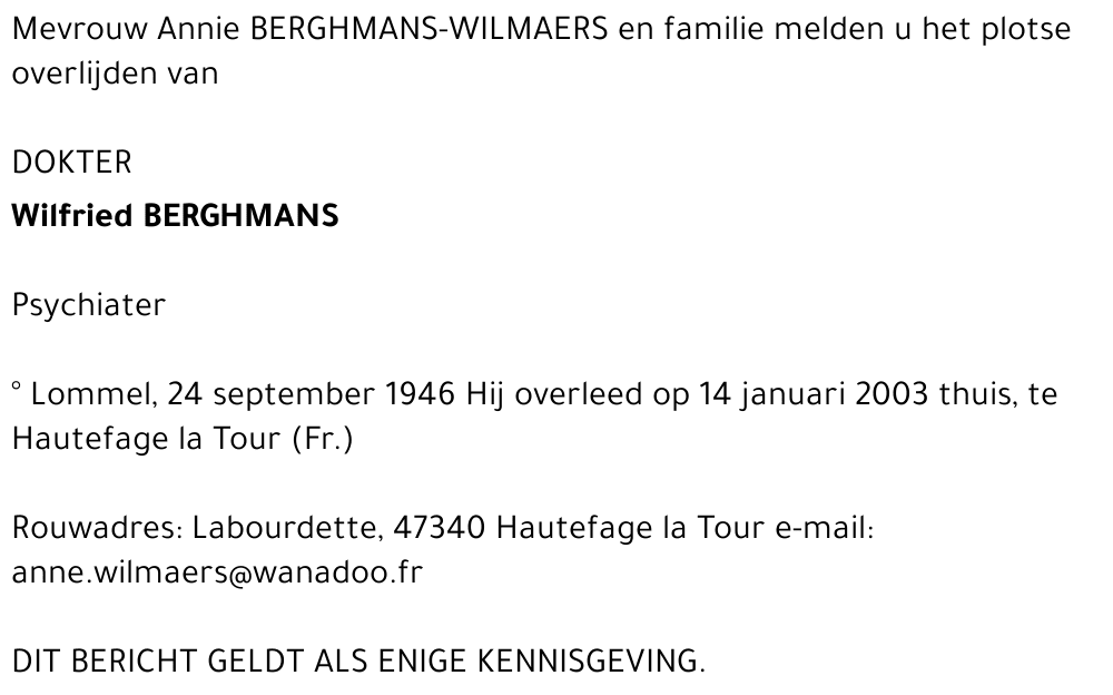 Wilfried Berghmans