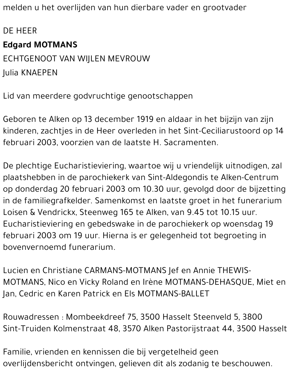 Edgard Motmans