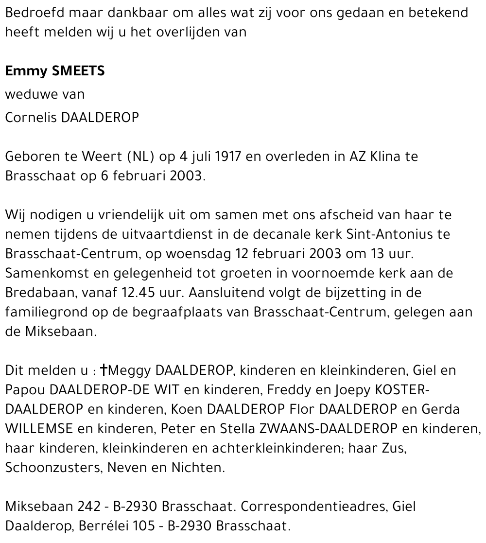 Emmy Smeets