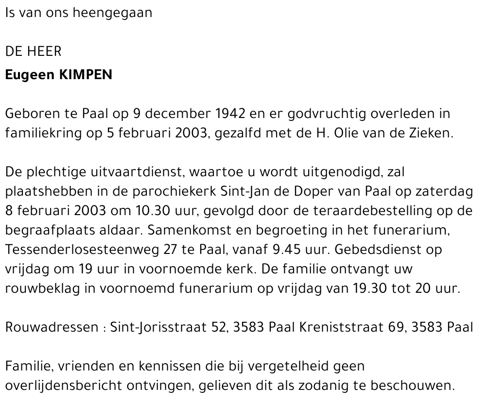 Eugeen Kimpen
