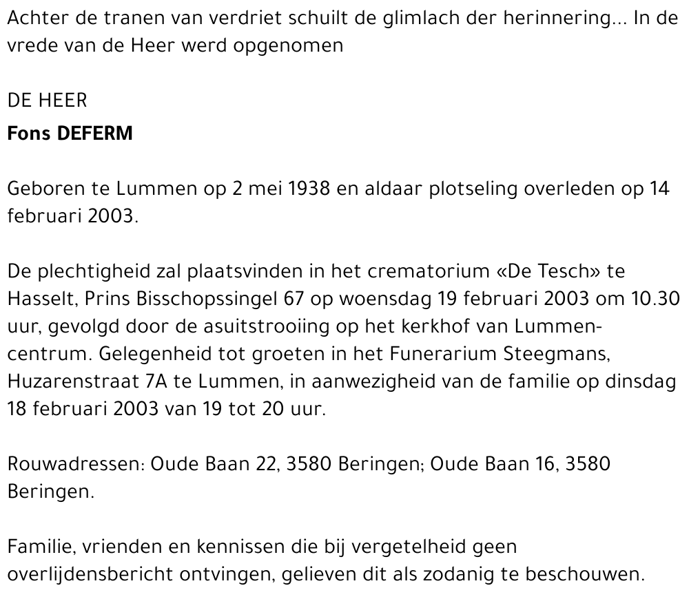 Fons Deferm