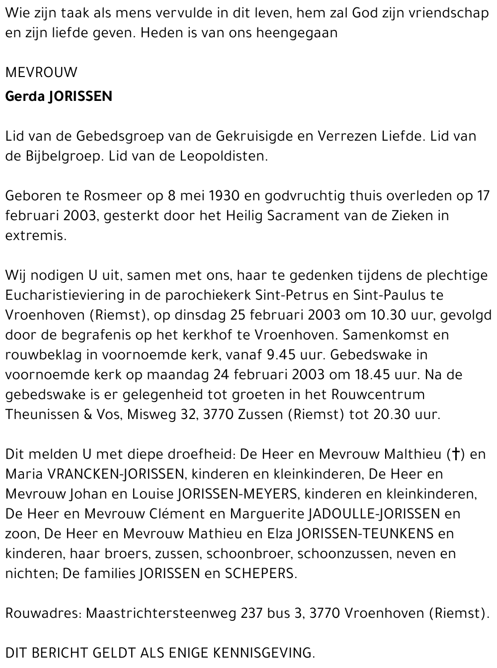 Gerda Jorissen
