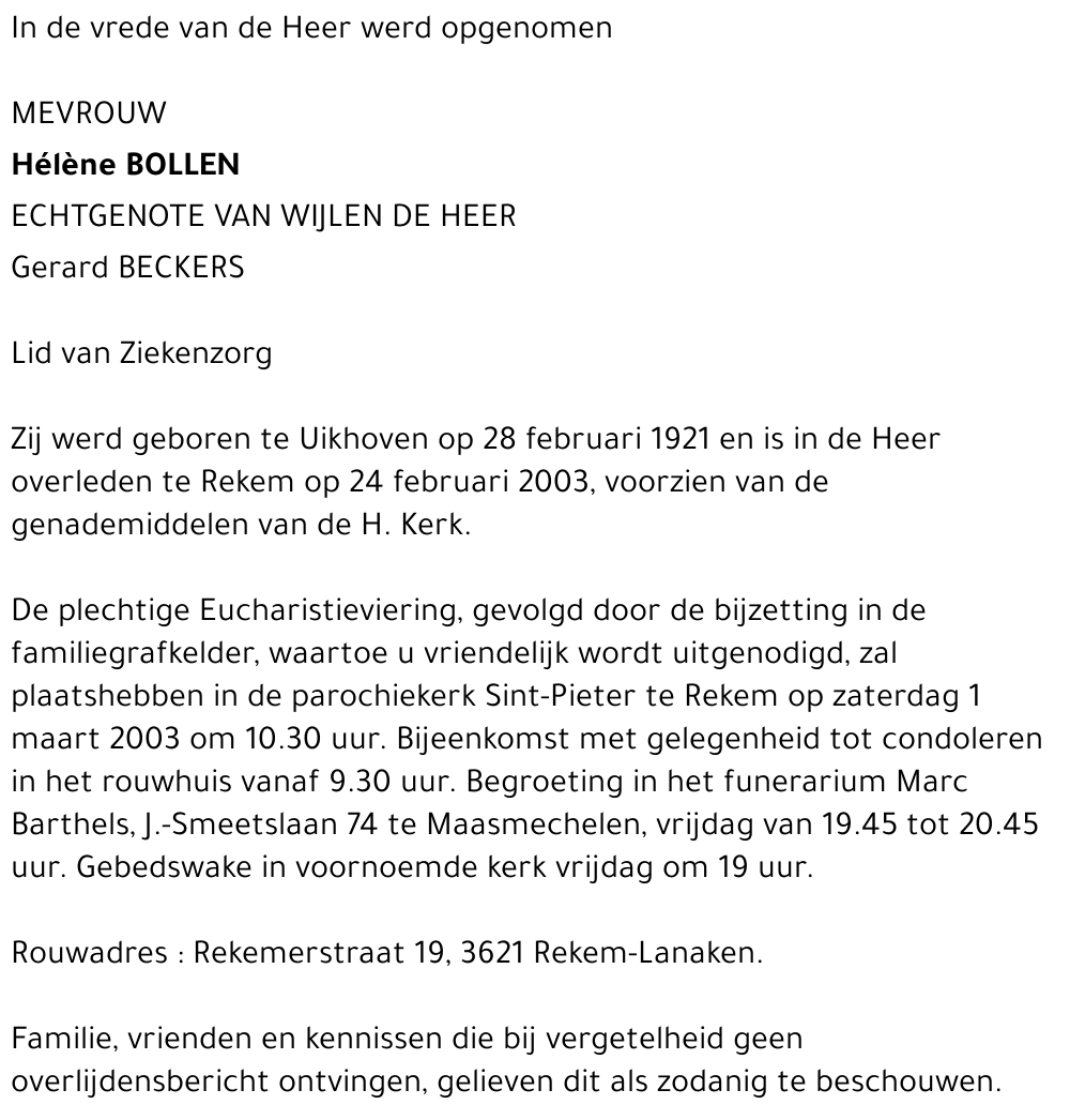 Helene Bollen