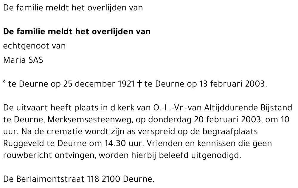 HENRI (DITTE) GOOSSENS