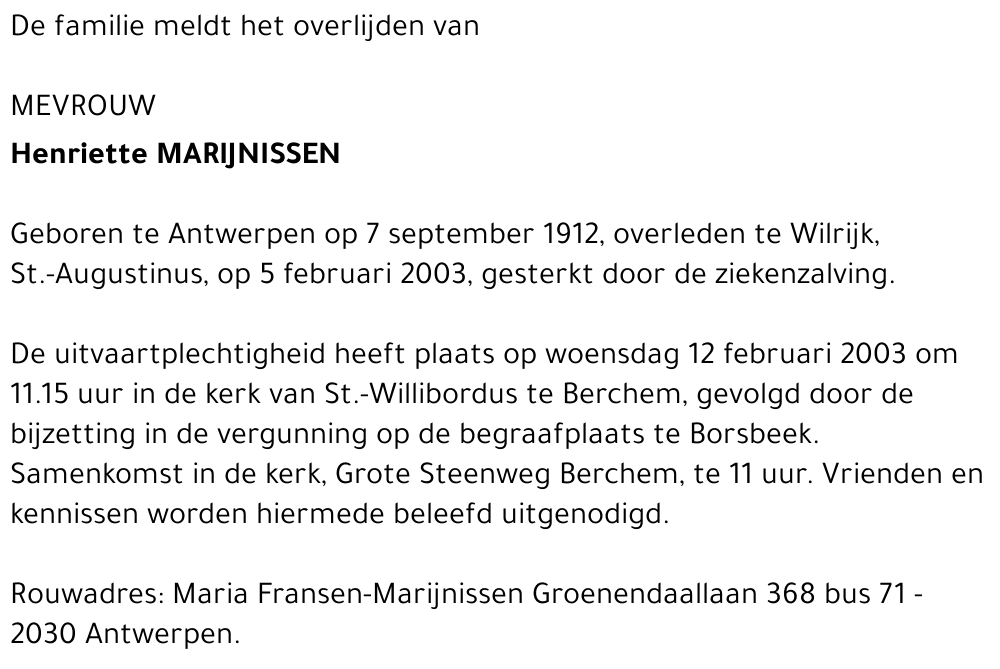 Henriette Marijnissen