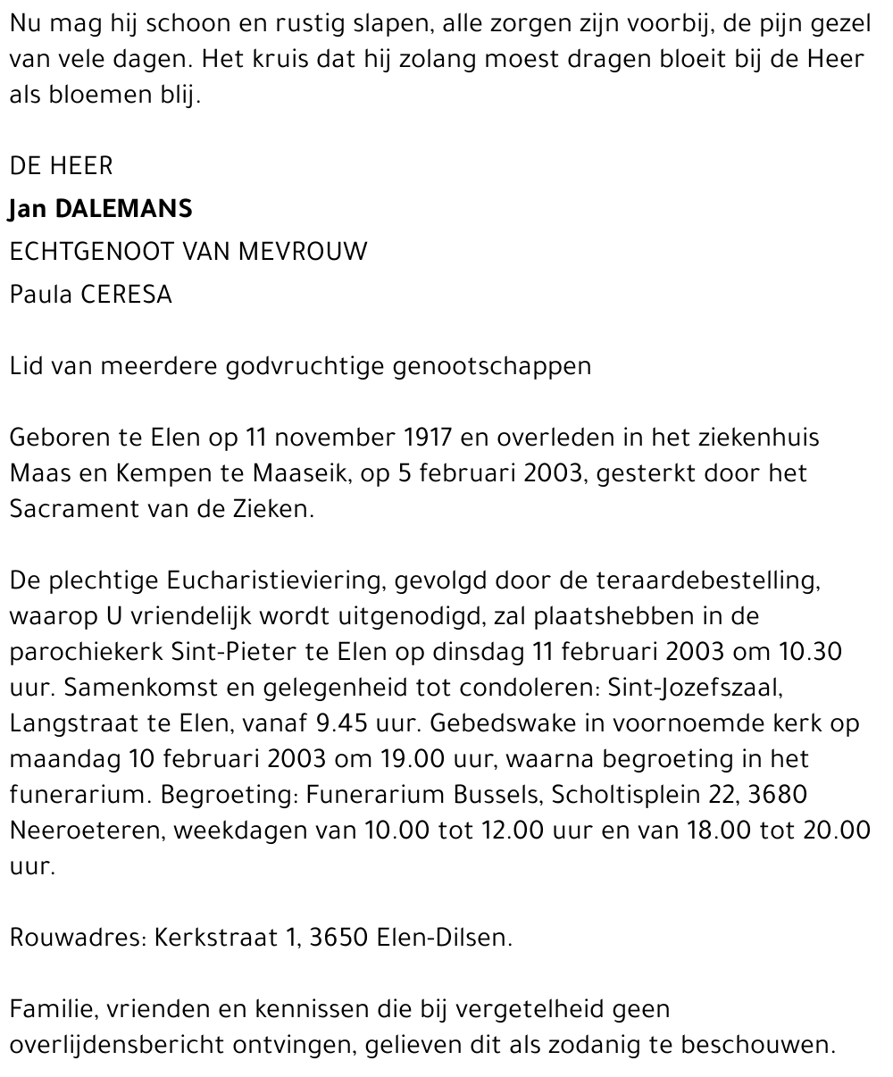 Jan Dalemans