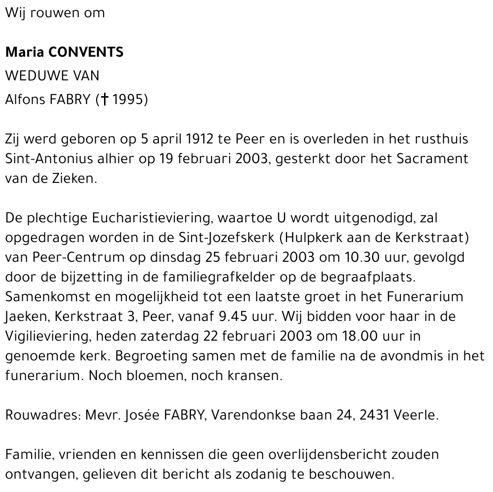 Maria Convents