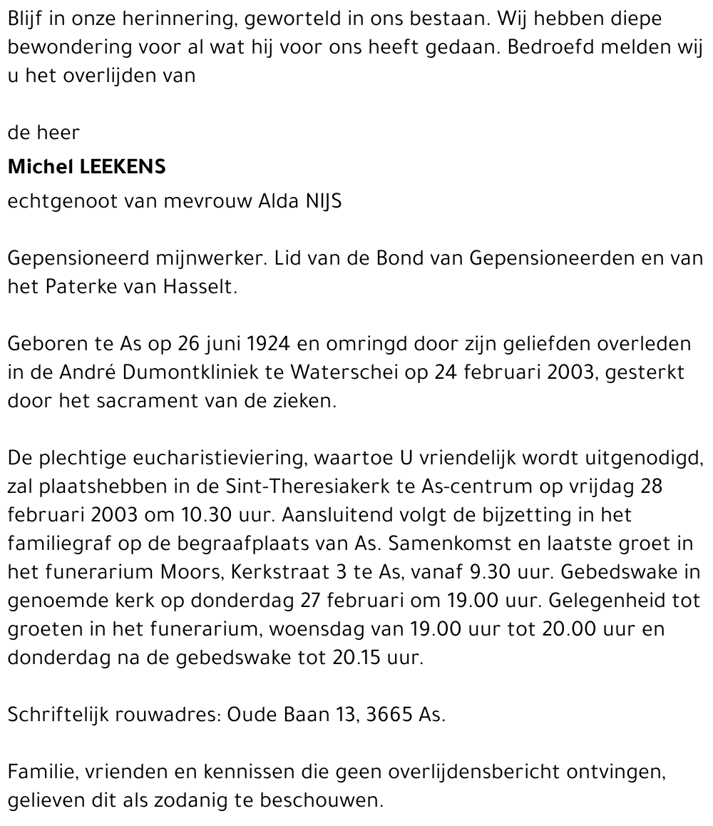 Michel Leekens