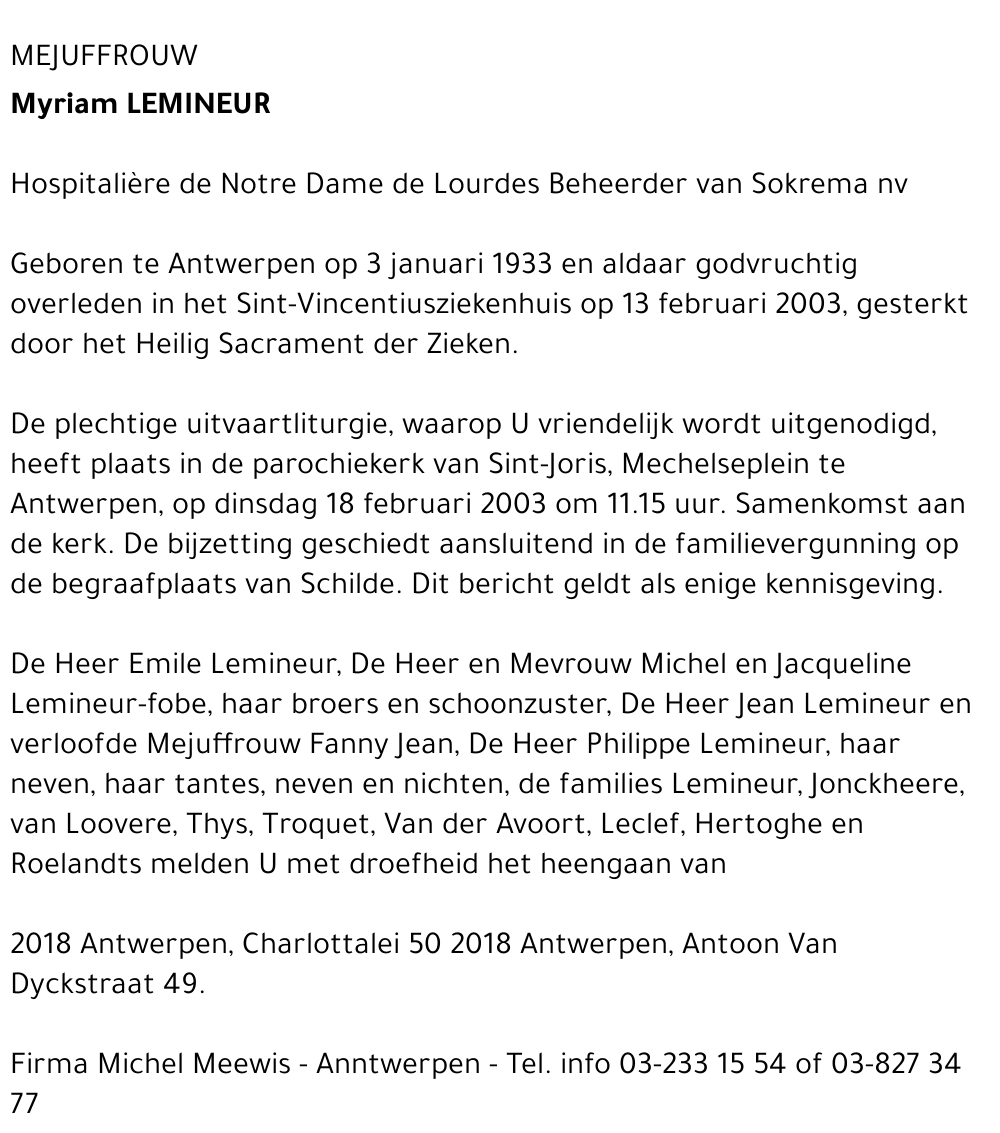 MYRIAM LEMINEUR