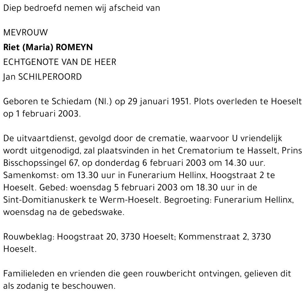 Riet (Maria) Romeyn