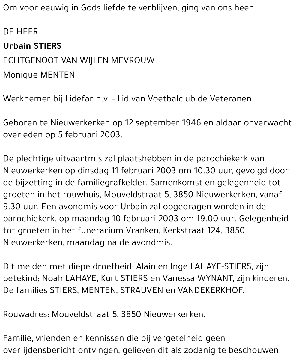 Urbain Stiers