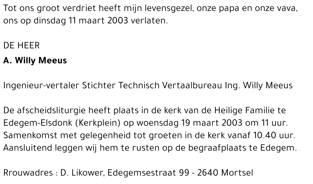Augustinus MEEUS