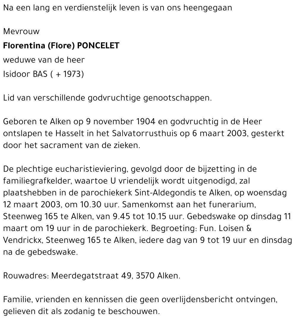 Florentina Poncelet
