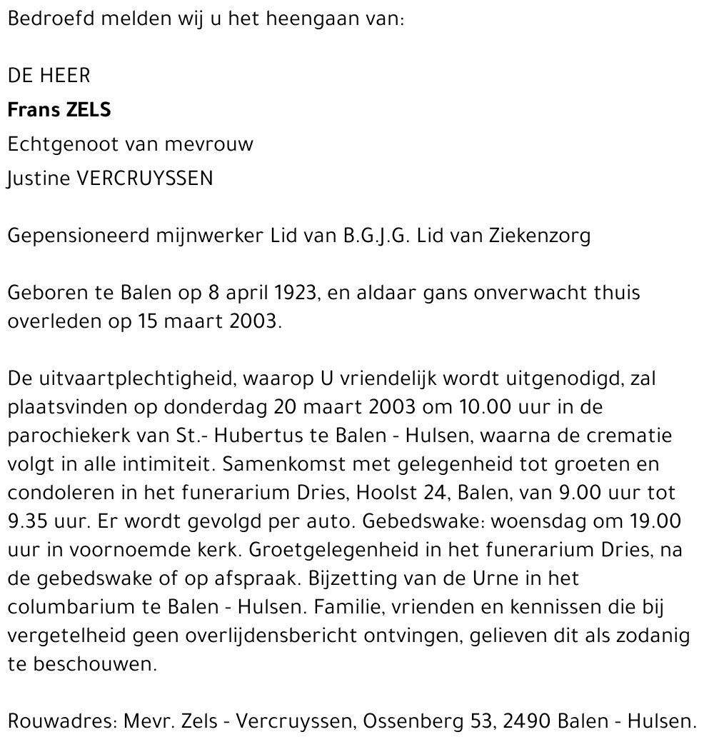 Frans ZELS