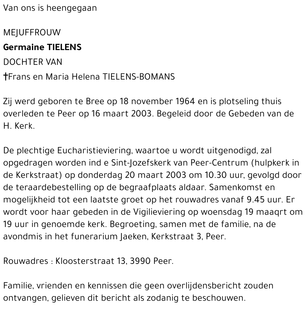 Germaine Tielens