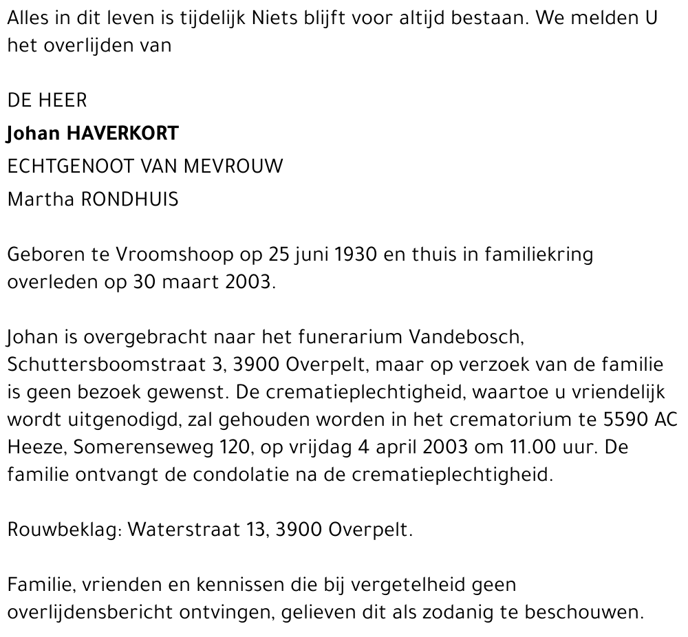 Johan Haverkort