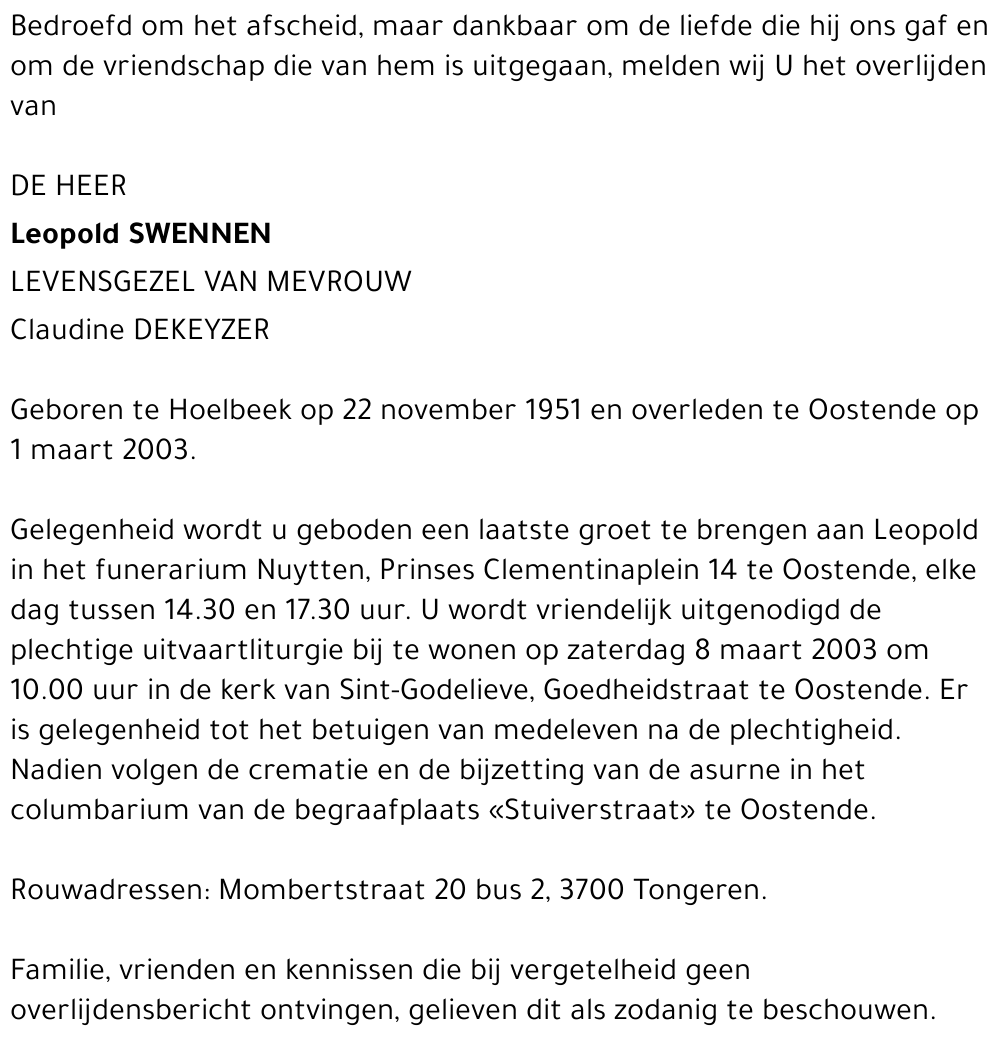 Leopold Swennen
