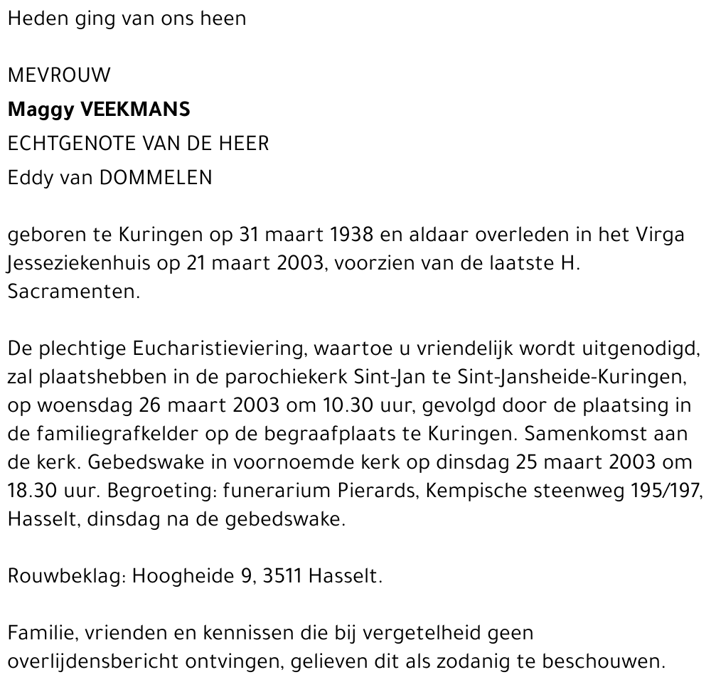 Maggy Veekmans