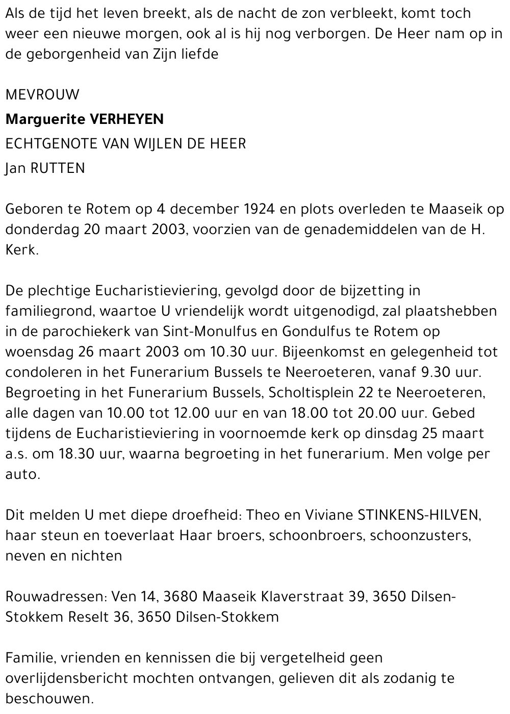 Marguerite Verheyen