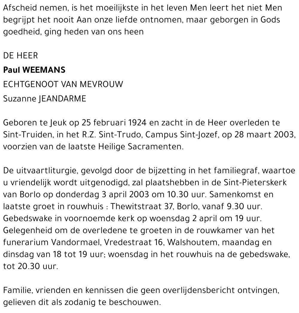 Paul Weemans