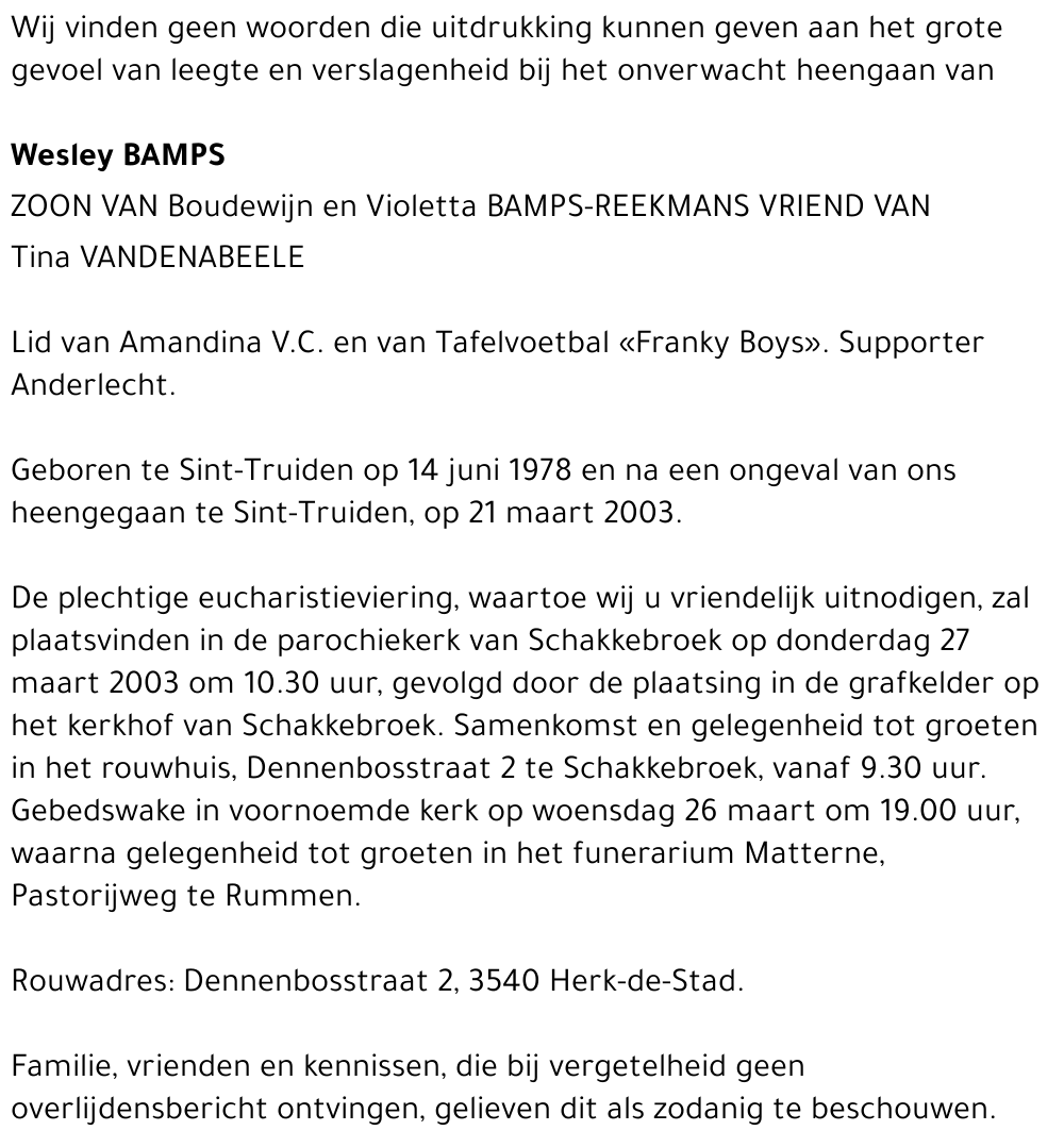Wesley Bamps