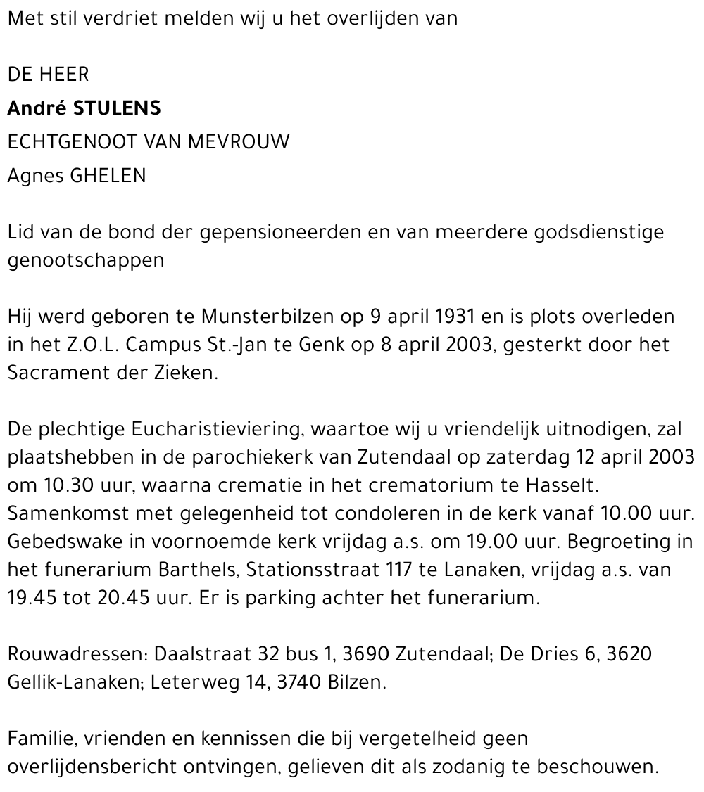 André Stulens