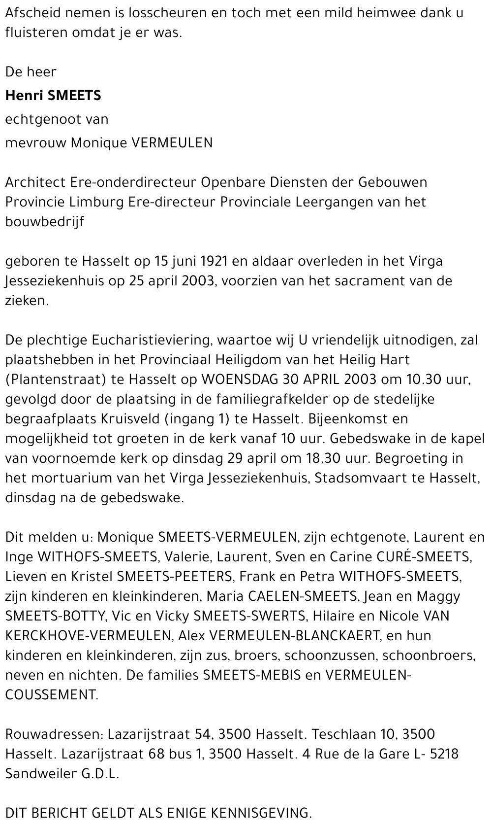 Henri Smeets