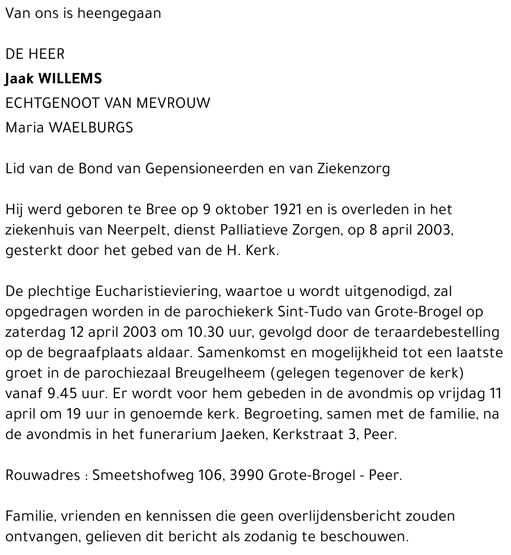 Jaak Willems