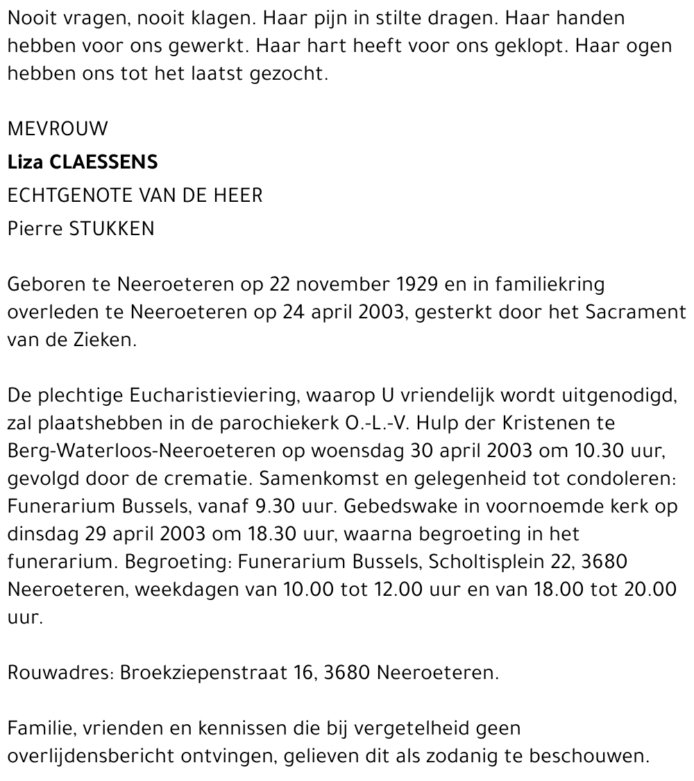 Liza Claessens