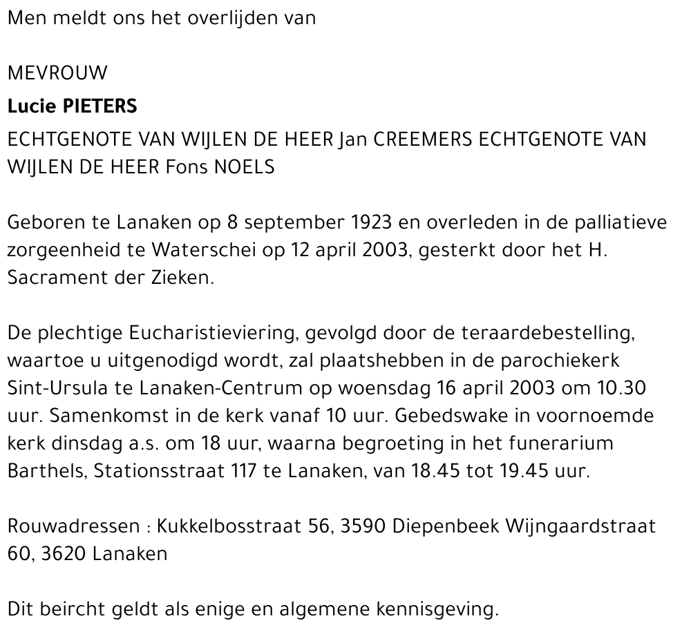 Lucie Pieters