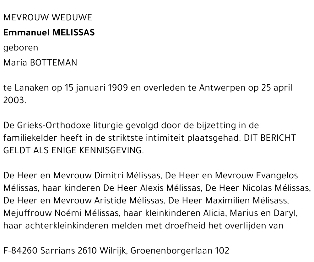 MARIA BOTTEMAN