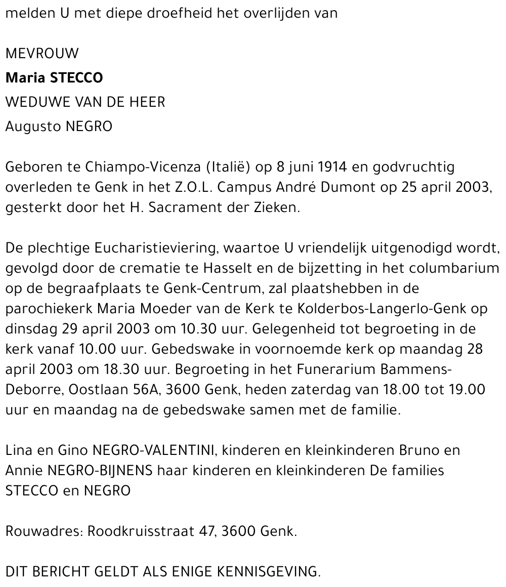 Maria Stecco