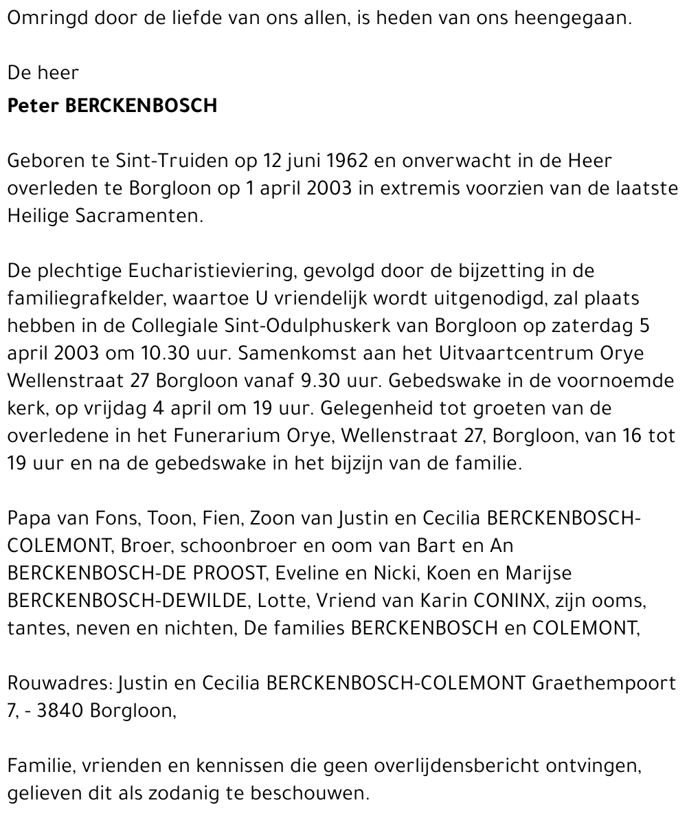 Peter Berckenbosch