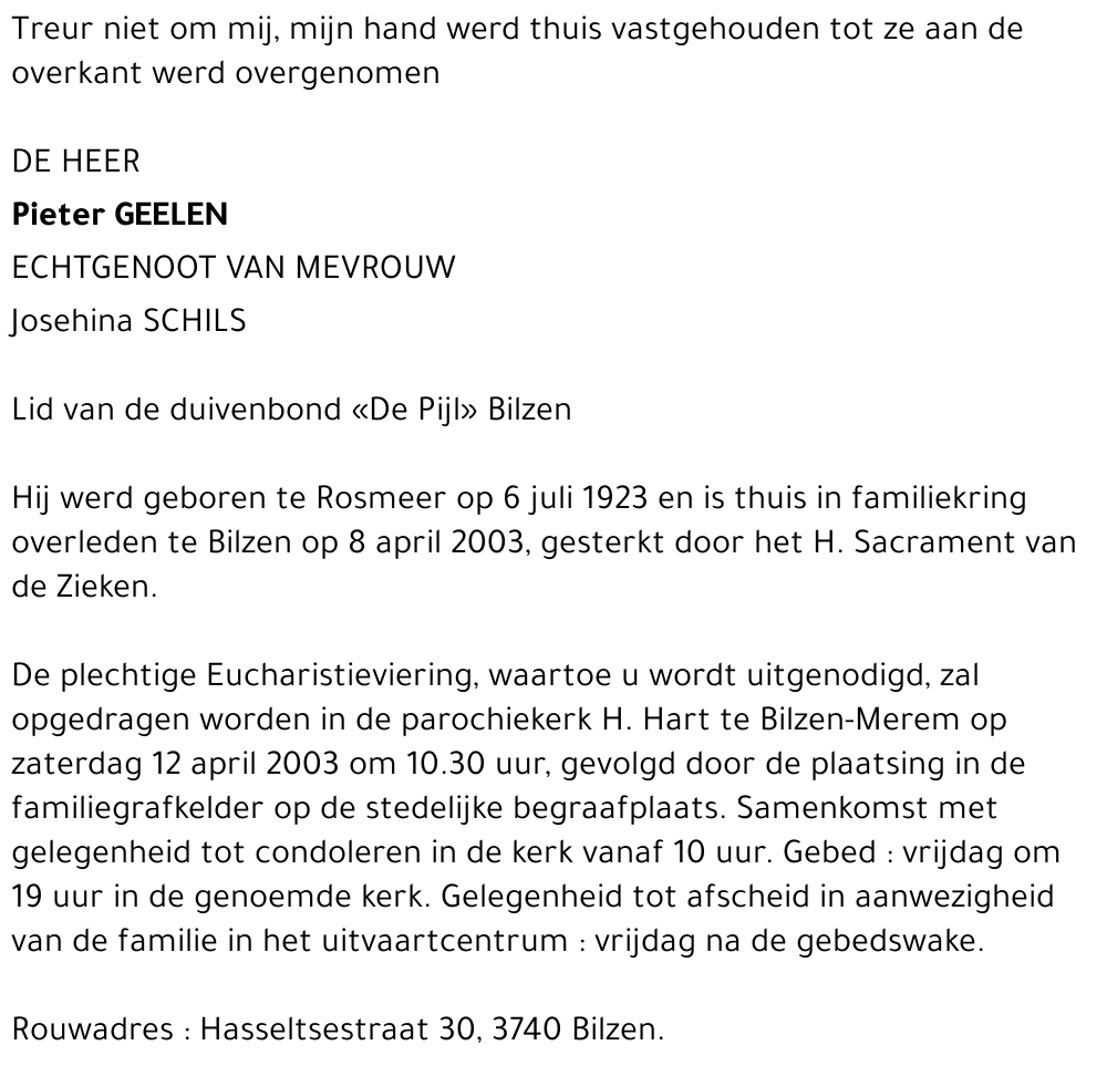 Pieter Geelen