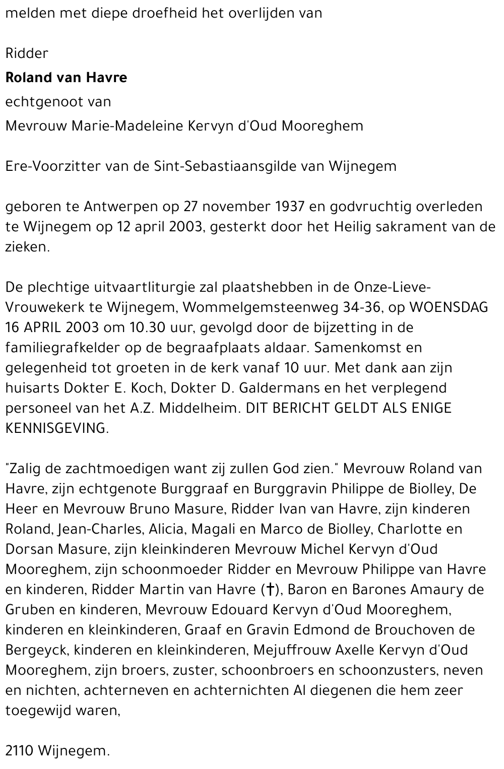 Roland van Havre