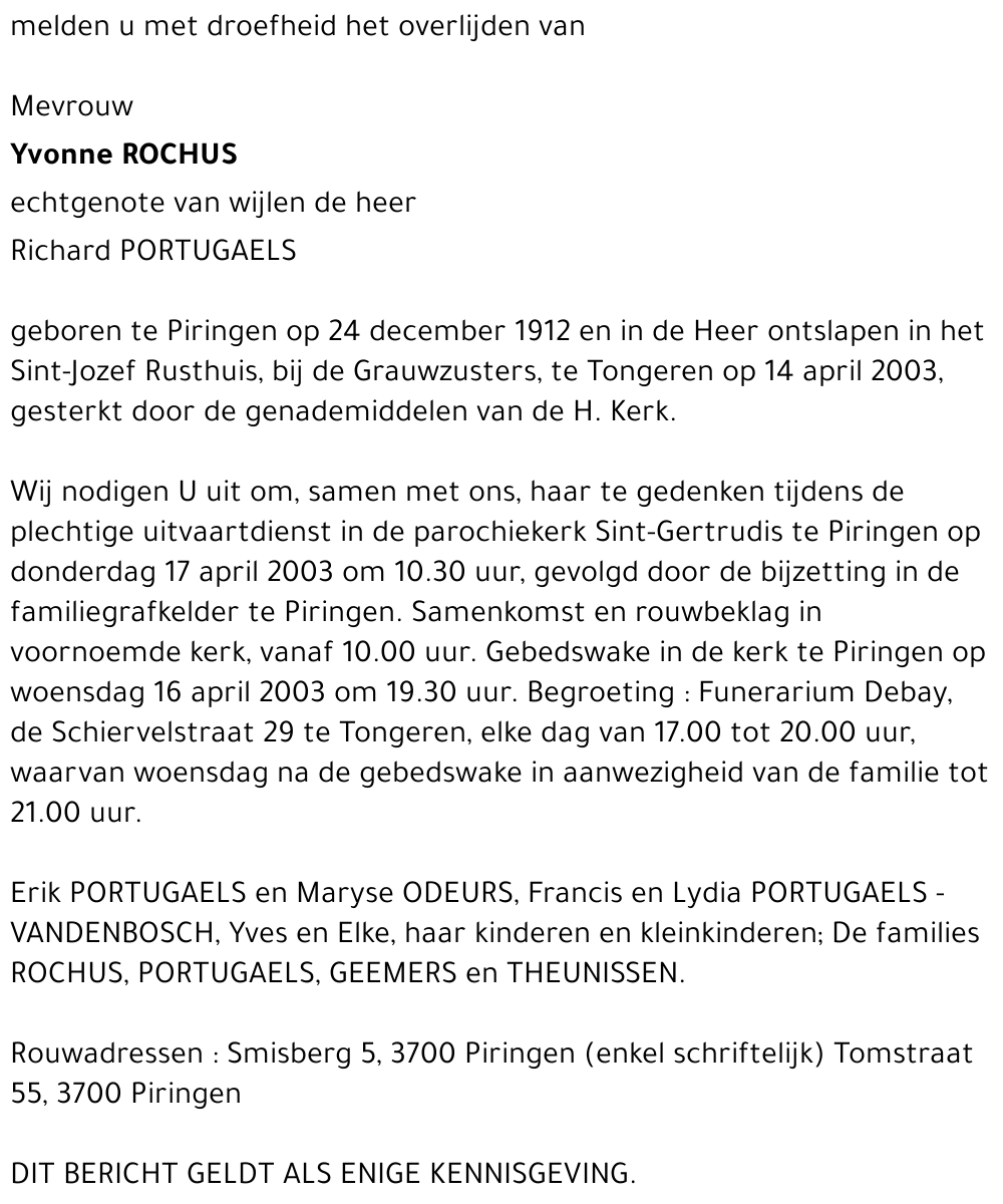 Yvonne Rochus